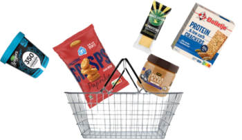 Proteine producten mandje